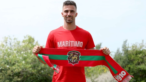 Carlos Daniel, que trocou o Nacional pelo Marítimo, foi o autor de um dos golos.