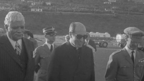 Chegada de D. Francisco Santa à Madeira. Imagem de um vídeo dos Arquivos RTP