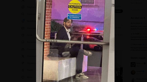 Elias Rodriguez após ser aljemado. Foto DR