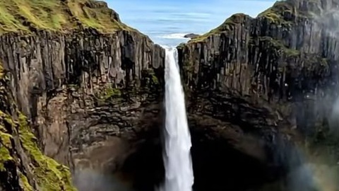 'Print' de um vídeo partilhado, pela página, da Cascata da Garganta Funda