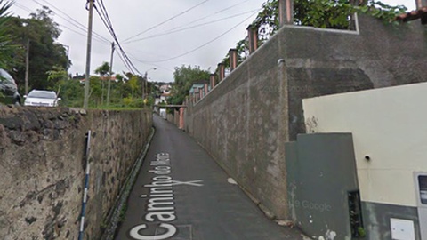 Fotografia indicativa do Caminho do Monte, onde decorreu o acidente, não o local exacto do mesmo.&nbsp; Foto Google&nbsp; Streetview
