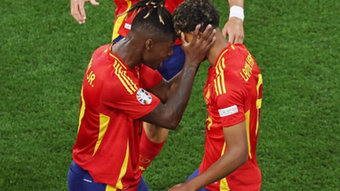 Golo do empate foi marcado por&nbsp;Lamine Yamal, o mais novo de sempre a marcar numa fase final do 'Europeu'.