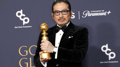 Hiroyuki Sanada, venceu o Globo de Ouro para melhor actor.&nbsp; Foto&nbsp;EPA/CAROLINE BREHMAN