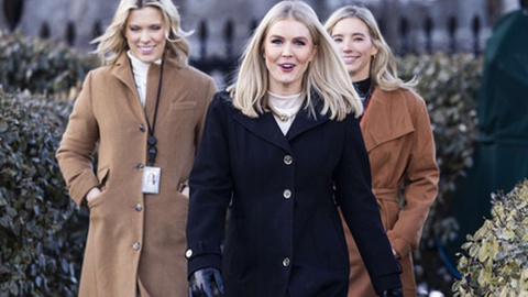 A porta-voz da Casa Branca, Karoline Leavitt.&nbsp; &nbsp;Foto&nbsp; EPA/JIM LO SCALZO