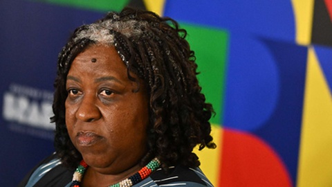 A ministra dos Direitos Humanos do Brasil, Macaé Evaristo. Foto EPA/ANDRE BORGES