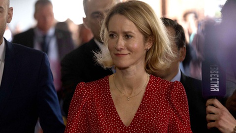 Kaja Kallas, diplomata-chefe da União Europeia.&nbsp;