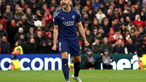 Gonçalo Ramos está em grande no PSG.&nbsp; &nbsp;Foto&nbsp;EPA/ADAM VAUGHAN