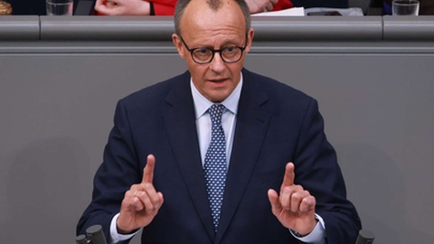 Friedrich Merz, o recentemente eleito chanceler alemão.&nbsp;