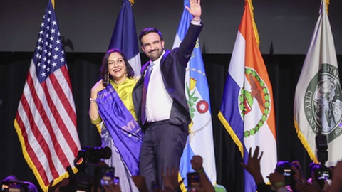 Foto O muçulmano Mamdami é agora presidente da Câmara da 'big apple', cidade natal do presidente dos EUA, Donald Trump.&nbsp; &nbsp;Foto&nbsp;SARAH YENESEL/EPA&nbsp;&nbsp;