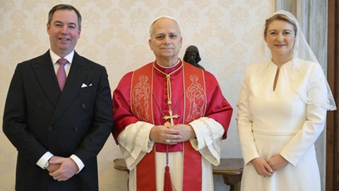 Grã-duques do Luxemburgo foram recentemente recebidos pelo Papa Leão XIV.