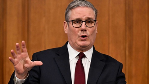 Keir Starmer, primeiro-ministro britânico.&nbsp;