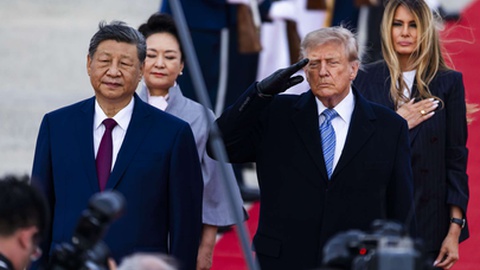 O Presidente chinês aterrou na quarta-feira na capital norte-americana para uma visita de Estado de três dias.