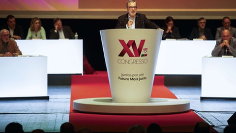 O Secretário - Geral da UGT, Mario Mourão, durante a abertura do XV congresso da União Geral dos Trabalhadores (UGT)&nbsp;