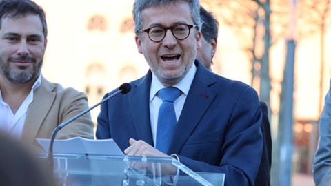 Diogo Moura e Carlos Moedas.