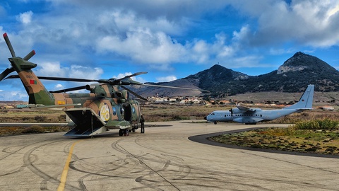 Aeronaves no Aeródromo de Manobra nº 3