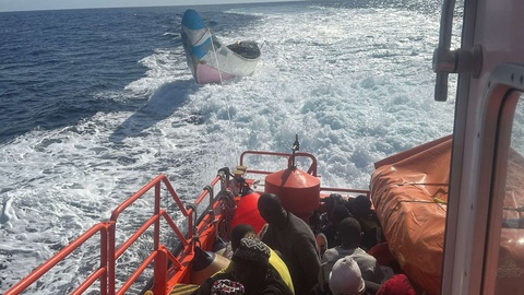 Foto DR/XTwitter/Salvamento Marítimo