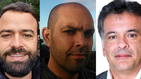 Filipe Bento, Carlo Martins e Diogo Luiz.