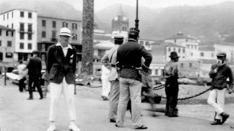 Foto do Funchal em 1920.