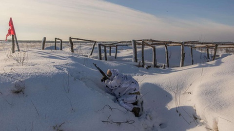 As condições climatéricas na Ucrânia têm sido bastante adversas nas últimas semanas.&nbsp; &nbsp;Foto DR/XTwitter/Volodymyr Zelensky