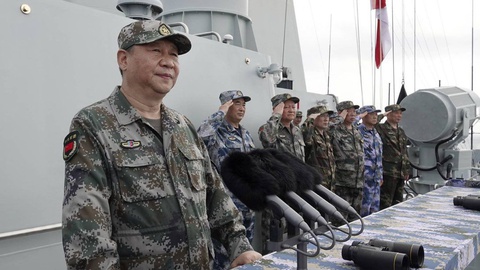 O exército de Xi Jinping estará a preparar uma invasão a Taiwan... Foto DR/Global Press/XTwitter