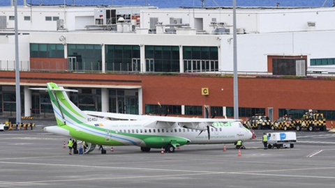 Voo da Binter chegou do Porto Santo com cerca de 3h30 de atraso.