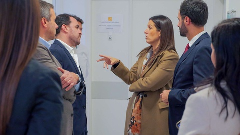 Visita do IASAÚDE para assinalar o novo tipo de exames. Fotos DR/IASAÚDE