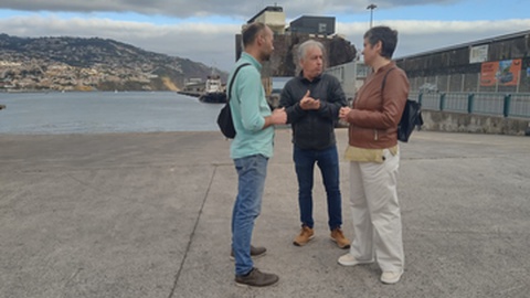 Coordenadora regional do Bloco de Esquerda foi até ao Porto do Funchal.