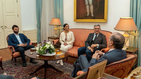 O PCP foi o primeiro partido a ser ouvido neste segundo dia de audições promovido por Ireneu Cabral Barreto