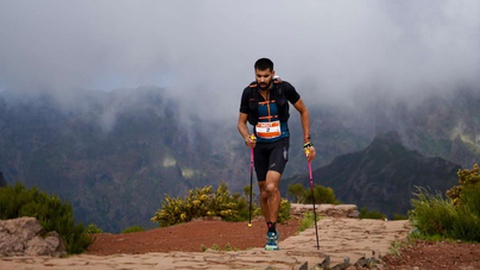 O líder da prova dos 115 km do MIUT.&nbsp; Foto Miguel Espada/ASPRESS