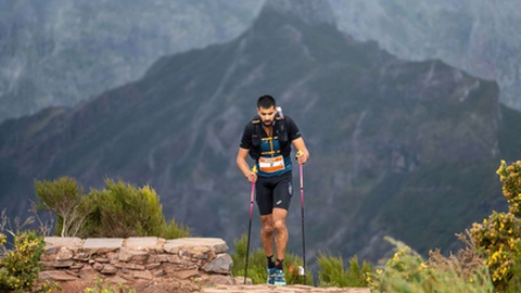 O 'quase' vencedor dos 115 km do MIUT já está muito perto de chegar a Machico.&nbsp; Foto Miguel Espada/ASPRESS