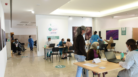 Vacinação no concelho de Machico.