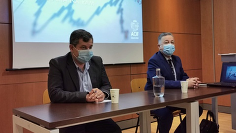 António Jardim Fernandes e Jorge Veiga França na apresentação das propostas.