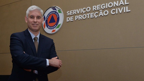 Richard Marques, presidente do Serviço Regional de Protecção Civil da Madeira