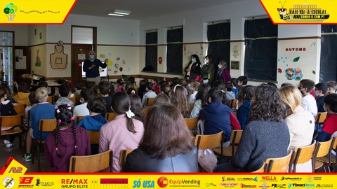 'Rali vai à Escola' recentemente na EB1/PE de Ponta Delgada e Boaventura.