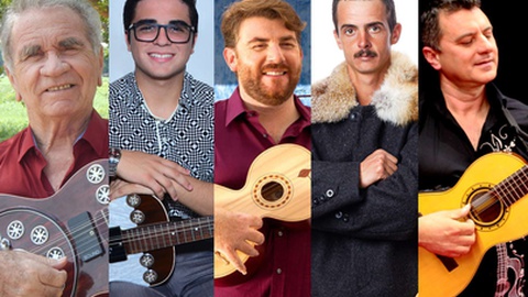 Geraldo Amâncio, Guilherme Nobre, Pedro Mestre, Luís Baldão e Roberto Moniz