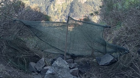 Curral onde estariam as ovelhas apreendidas pela Polícia Florestal na passada segunda-feira.&nbsp;