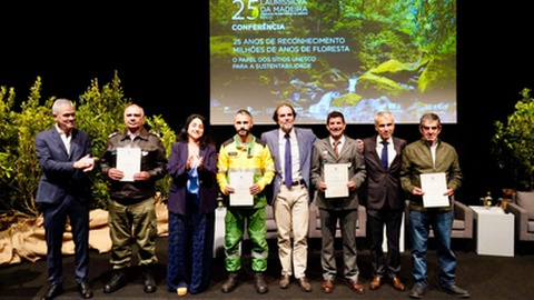 Em representação dos diferentes grupos profissionais, receberam o louvor João Vicente (Corpo de Polícia Florestal), Toni Horta (Sapadores Florestais), Filipe Viveiros (Vigilantes da Natureza) e Ernesto Silva (Assistentes Operacionais do IFCN).&nbsp;