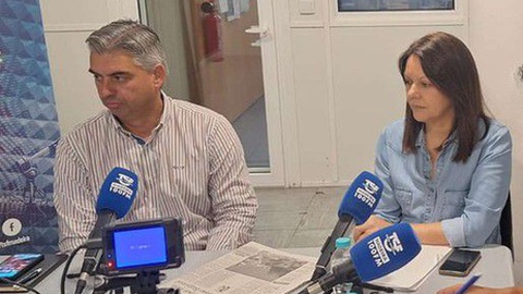 Rui Marques e Célia Pessegueiro no debate autárquico na TSF Madeira