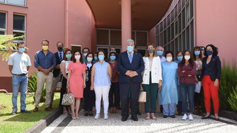 Pedro Ramos no Centro de Saúde de Santana
