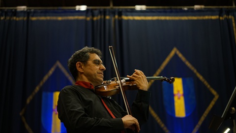 O violinista Luís Cunha é um dos solistas convidados.