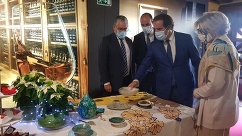 Presidente da República esteve esta tarde na apresentação
da campanha de Natal 'Ofereça o que é ÚNICO neste Natal'. Foto DR