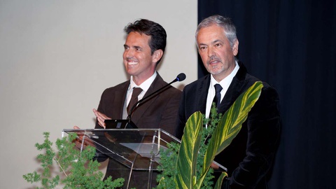 João Augusto Abreu (à direita) e&nbsp;Luís Miguel Jardim (à esquerda) fundadores da MadeiraCine