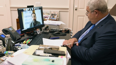 Secretário regional Saúde e Protecção Civil na Cerimónia Virtual de Vinculação à Profissão de Enfermagem.