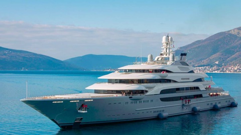 Vários iates de oligarcas russos estão 'refugiados' nas Maldivas. Foto DR