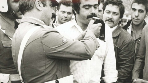 Agentes da PSP realizaram demonstrações do alcoolímetro no Almirante Reis e na Estrada Monumental em Fevereiro de 1984.