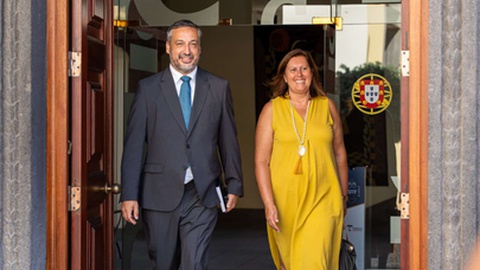 Deputado Gonçalo Leite Velho reuniu-se com o juiz presidente da Secção Regional do Tribunal de Contas.