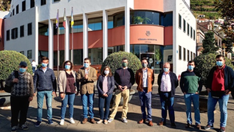 A reivindicações foram feitas numa acção do Grupo Parlamentar do PS, em Câmara de Lobos. Foto DR