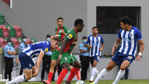 No jogo das primeira volta, na Madeira, o Marítimo empatou a uma bola com o FC Porto.