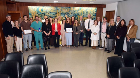 Cerimónia decorreu esta segunda-feira na sala de conferências do Hospital Dr. Nélio Mendonça.&nbsp;