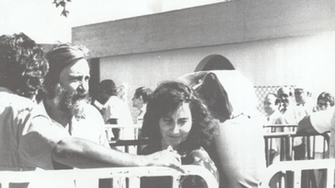 Carlos Antunes e Isabel do Carmo numa imagem de arquivo com décadas.